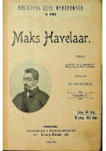 Maks Havelaar Część I 1903 r.