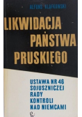 Likwidacja Państwa Pruskiego