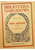 Pisma wierszem