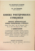 Kodeks postępowania cywilnego i przepisy wprowadzające kodeks postępowania cywilnego 1931 r.