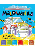 Farbki i pędzelek. Malowanka. Użyj wody, zbudź...