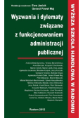 Wyzwania i dylematy związane z funkcjonowaniem administracji publicznej