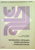Technologia instalacji wodociągowych i kanalizacyjnych