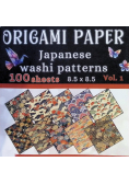 Origami Paper Japanese washi patterns Vol. 1