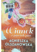 Wianek z pawich piór