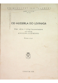 Od Husserla do Levinasa