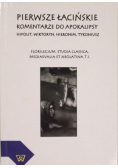 Pierwsze łacińskie komentarze do Apokalipsy