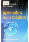 Wybrane zagadnienia finansów przedsiębiorstw