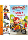 Mały chłopiec Poznaj motory z Markiem