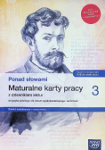 Maturalne karty pracy do języka polskiego dla liceum ogólnokształcącego i technikum Klasa 3 Zakres podstawowy i rozszerzony