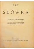 Słówka, 1938r