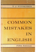 Common Mistakes in English