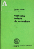 Mechanika budowli dla architektów Część 1