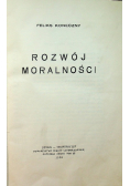 Rozwój moralności 1938 r.
