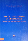 Praca dyplomowa w pedagogice