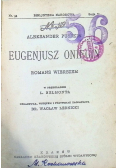 Eugeniusz Oniegin 1925 r.
