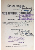 Śpiewniczek zawierający pieśni kościelne z melodiami 1922 r.