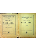 Mechanika w zakresie szkół akademickich tom I i II 1950r