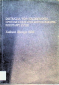 Dietricha von hildebranda epistemologiczno - ontologiczne podstawy etyki