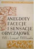 Anegdoty , facecje i sensacje obyczajowe