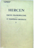 Eseje filozoficzne Z tamtego brzegu