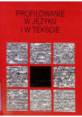 Profilowanie w języku i w tekście