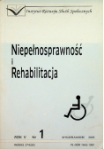 Niepełnosprawność i rehabilitacja Tom 1