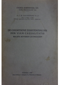 De cognitione Exsistentiae dei per viam causalitatis - 1936 r.