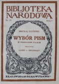 Wybór pism w przekładzie polskim 1926 r.