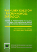 Rachunek kosztów i rachunkowość zarządcza
