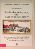 Paideia humanistyczna czyli wychowanie do kultury