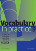 Vocabulary in Practice Część 6 Upper-intermediate