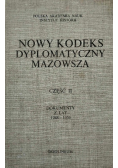 Nowy kodeks dyplomatyczny  Mazowsza część II