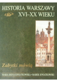 Historia Warszawy XVI do XX wieku