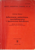 Informacja patentowa, normalizacyjna i techniczno-handlowa Nr 472 / 92