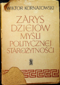 Zarys dziejów myśli politycznej starożytności