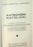 Katechizm katolicki ok 1932 r