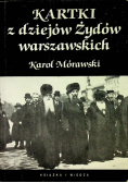 Kartki Z Dziejów Żydów Warszawskich