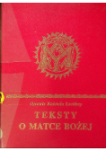 Ojcowie Kościoła Łacińscy teksty o Matce Bożej