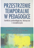 Przestrzenie temporalne w pedagogice