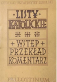 Listy katolickie Wstęp przekład komentarz