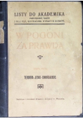 W pogoni za prawdą  serya piąta 1910 r.