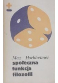 Społeczna funkcja filozofii