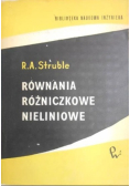 Równania różniczkowe nieliniowe