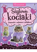 Stylowe kociaki Książeczka z zadaniami i naklejkami