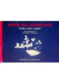 Słownik Mian Anatomicznych łacińsko - polsko - angielski