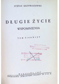 Długie życie wspomnienia Tom 1 1947 r
