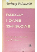Rzeczy i dane zmysłowe