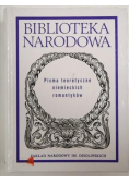 Pisma teoretyczne niemieckich romantyków