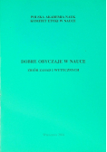 Dobre obyczaje w nauce